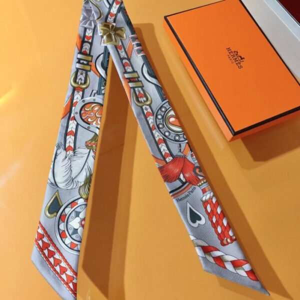 réplica,joyas,joyería,1:1,replica,fake,lujo,barato HMS2430 Hermès New Twilly 【Sweet Saddle】‼ Elaborado con seda de sarga de primera calidad (AGF7FA)