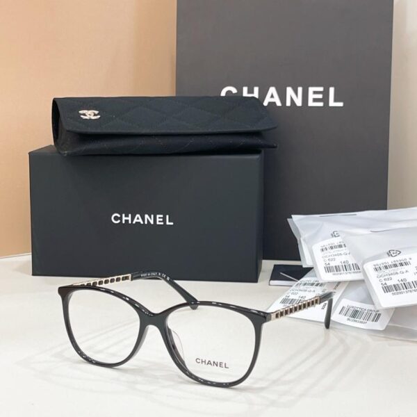 réplica,joyas,joyería,1:1,replica,fake,lujo,barato Monturas de gafas CHANEL disponibles con lentes graduadas MODELO 3408 (KM9S0O)