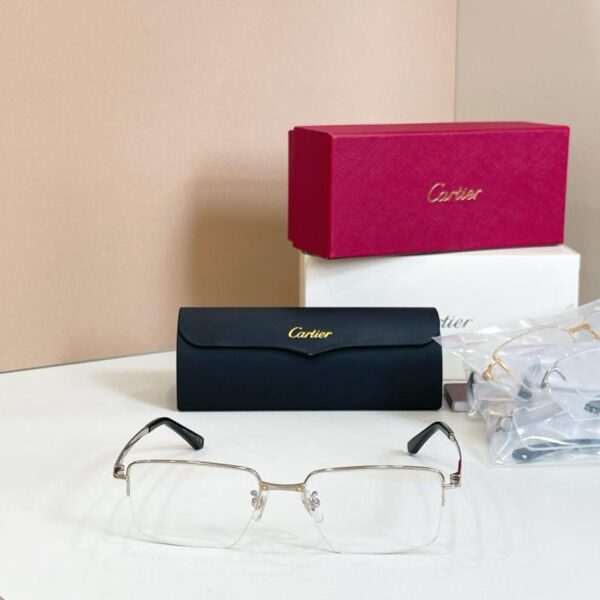 réplica,joyas,joyería,1:1,replica,fake,lujo,barato Montura de gafas semi al aire Cartier, compatible con lentes graduadas, MODELO CT0554O (RVVC51)