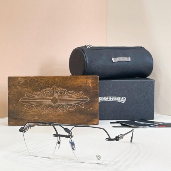 réplica,joyas,joyería,1:1,replica,fake,lujo,barato Monturas de gafas Chrome Hearts, compatibles con lentes graduadas, MODELO FLUID (AACBY2)