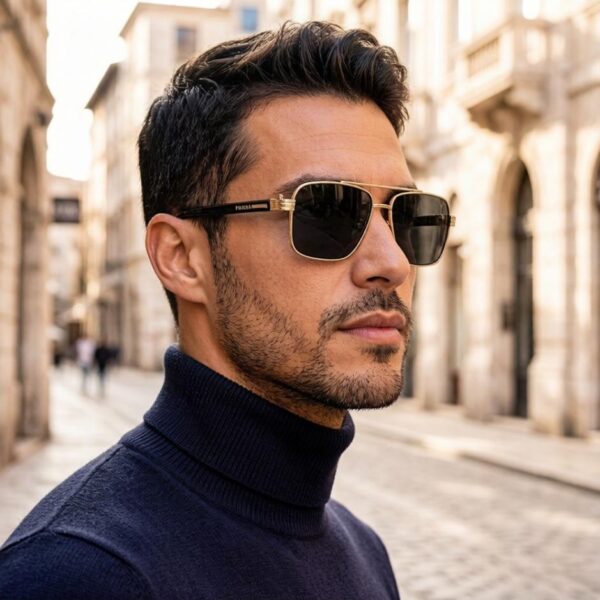 réplica,joyas,joyería,1:1,replica,fake,lujo,barato Gafas de sol PRADA para hombre: de alta gama, modernas y versátiles (H32ETQ)