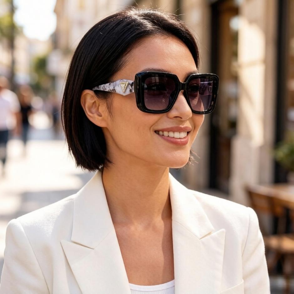 réplica,joyas,joyería,1:1,replica,fake,lujo,barato réplica,joyas,joyería,1:1,replica,fake,lujo,barato Gafas de sol de alta gama PRADA para hombre y mujer, con protección solar y efecto moldeador del rostro (28C0B6)