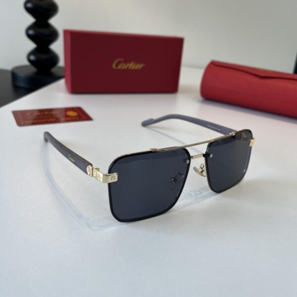 réplica,joyas,joyería,1:1,replica,fake,lujo,barato Gafas de sol premium CARTIER: Patillas de policarbonato metalizado con revestimiento electrolítico ultraligero sin montura (YOIDXW)