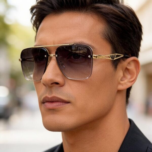 réplica,joyas,joyería,1:1,replica,fake,lujo,barato Gafas de sol polarizadas PRADA, de alta gama, modernas, elegantes y versátiles para hombre (ORQ0UN)