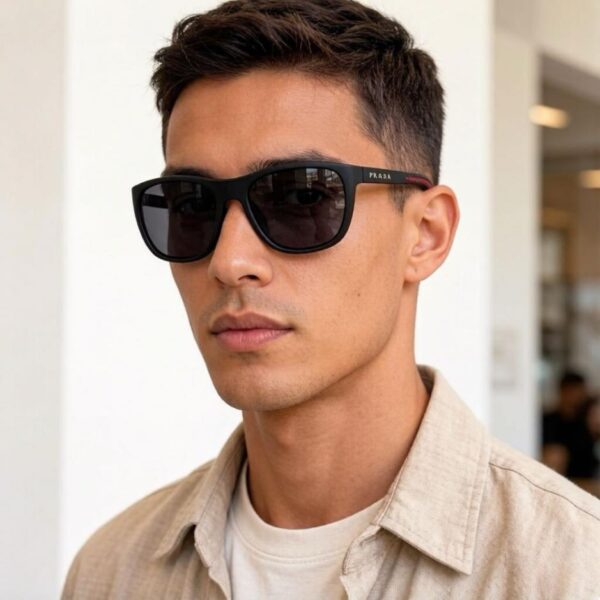 réplica,joyas,joyería,1:1,replica,fake,lujo,barato Gafas de sol de conducción para hombre PRADA de alta gama, modernas, elegantes y versátiles (9LI60C)