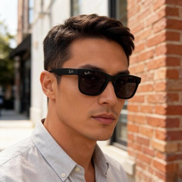 réplica,joyas,joyería,1:1,replica,fake,lujo,barato Gafas de sol Ray-Ban de moda para hombre y mujer, con lentes de cristal, modelo RB2101 (8XDFL5).