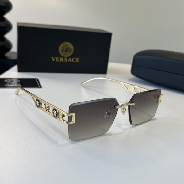 réplica,joyas,joyería,1:1,replica,fake,lujo,barato Gafas de sol de moda estilo europeo y americano de VERSACE, gafas para hombre, viseras para el sol para hombre (6HLCIR)