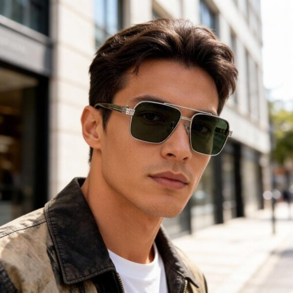 réplica,joyas,joyería,1:1,replica,fake,lujo,barato Gafas de sol para conducir PRADA para hombre, de alta calidad, modernas, elegantes y versátiles (0F3SOA)