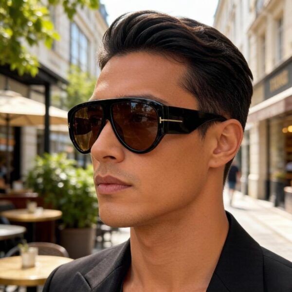 réplica,joyas,joyería,1:1,replica,fake,lujo,barato Gafas de sol unisex, elegantes y de diseño exclusivo de TOM FORD (1DQ83T)