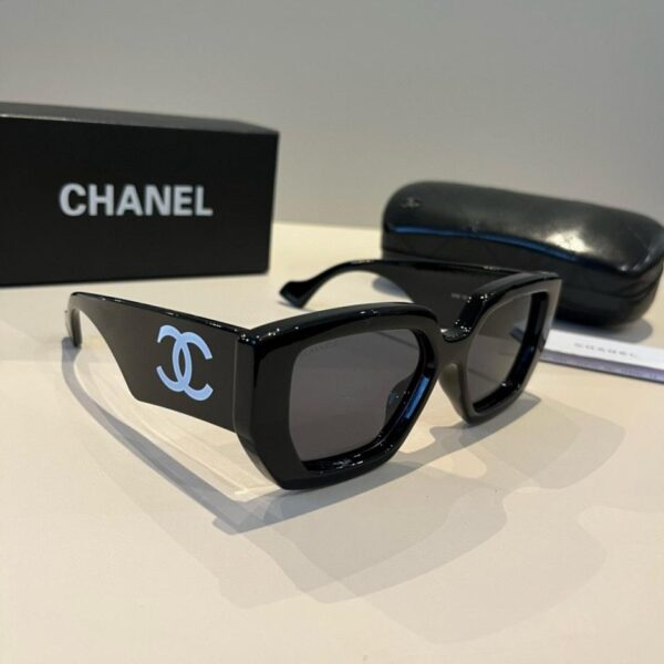 réplica,joyas,joyería,1:1,replica,fake,lujo,barato Las sofisticadas gafas de sol de Chanel, las más codiciadas, imprescindibles para la protección solar al conducir (QHENKR).