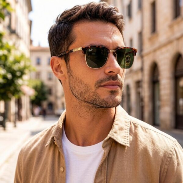 réplica,joyas,joyería,1:1,replica,fake,lujo,barato Gafas de sol Ray-Ban de moda para hombre y mujer RB8396(F6Z85Q)