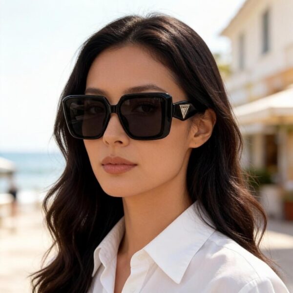réplica,joyas,joyería,1:1,replica,fake,lujo,barato Gafas de sol de alta gama PRADA para hombre y mujer, con protección solar y efecto moldeador del rostro (D4KEIJ)