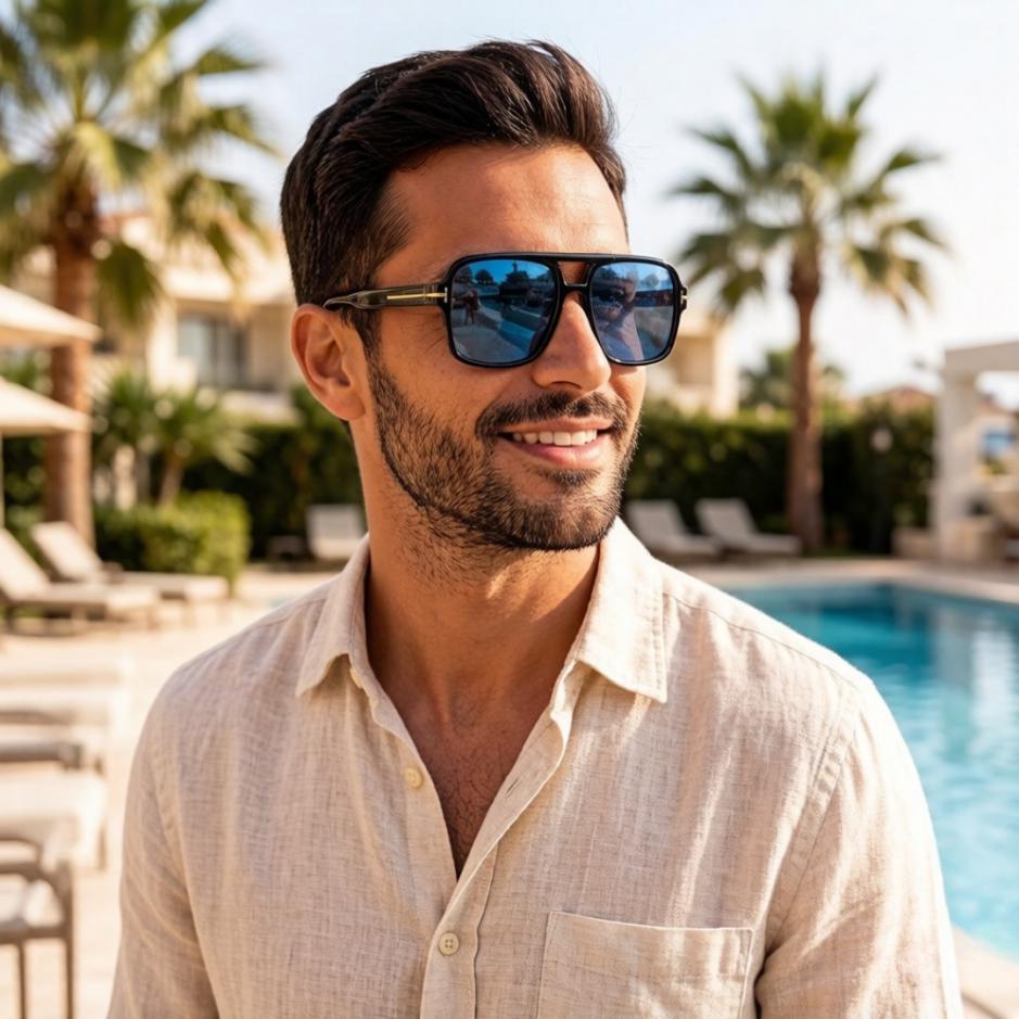 réplica,joyas,joyería,1:1,replica,fake,lujo,barato réplica,joyas,joyería,1:1,replica,fake,lujo,barato Gafas de sol unisex, elegantes y de diseño exclusivo de TOM FORD (456RJE)
