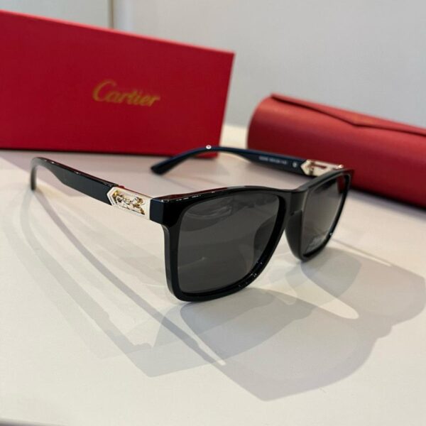 réplica,joyas,joyería,1:1,replica,fake,lujo,barato Gafas de sol Cartier con un logotipo sencillo e icónico en la patilla (HEZQF5)