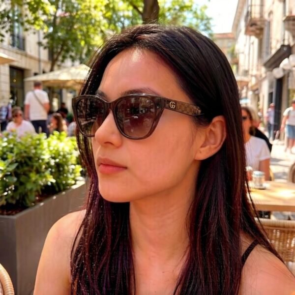 réplica,joyas,joyería,1:1,replica,fake,lujo,barato Gafas de sol HD para mujer de Gucci (S1FX3V)