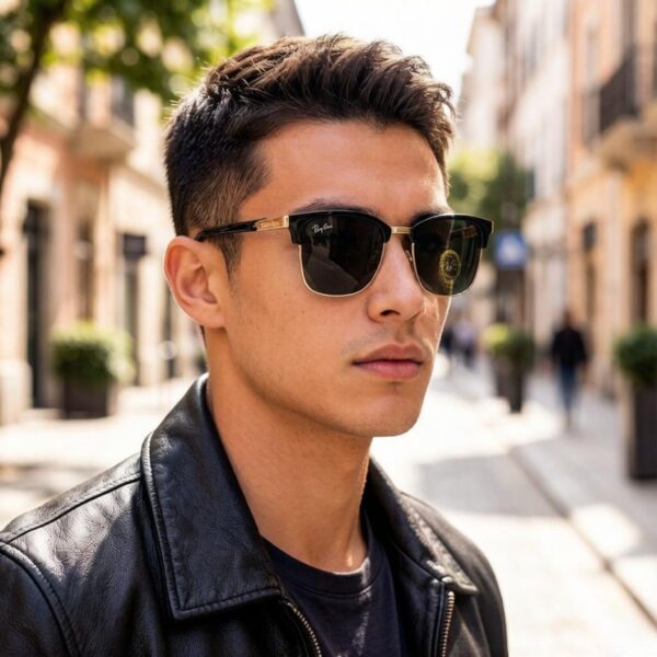 réplica,joyas,joyería,1:1,replica,fake,lujo,barato Gafas de sol Ray-Ban de moda para hombre y mujer RB8396 (S765SU)