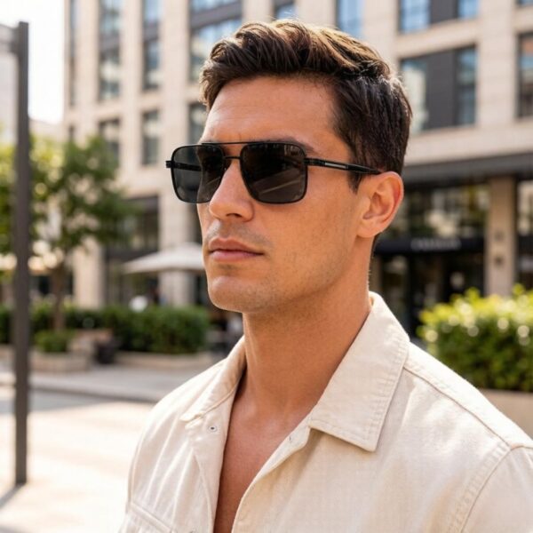 réplica,joyas,joyería,1:1,replica,fake,lujo,barato Gafas de sol para hombre PRADA de alta gama, modernas, elegantes y versátiles (VYYORJ)