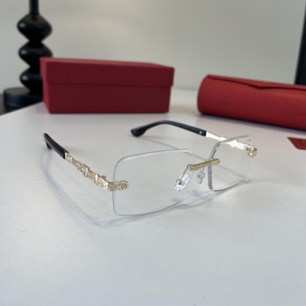 réplica,joyas,joyería,1:1,replica,fake,lujo,barato Gafas de sol Cartier Precious – Patillas de policarbonato metálico con proceso de galvanoplastia ultraligera sin montura (1KK55M)