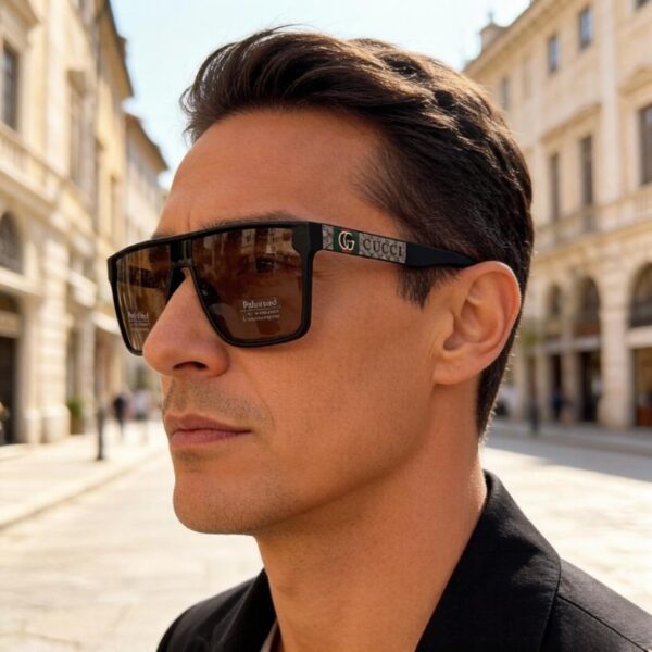 réplica,joyas,joyería,1:1,replica,fake,lujo,barato Gafas de sol Gucci con protección solar, gafas de sol de alta definición (HGT9F6)
