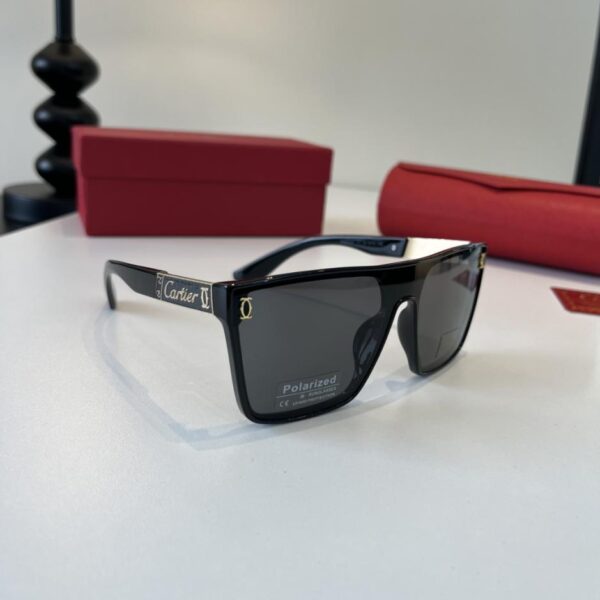 réplica,joyas,joyería,1:1,replica,fake,lujo,barato Gafas de sol Cartier Precious: Patillas de policarbonato metalizado con galvanoplastia ultraligera sin montura (4K3C23)