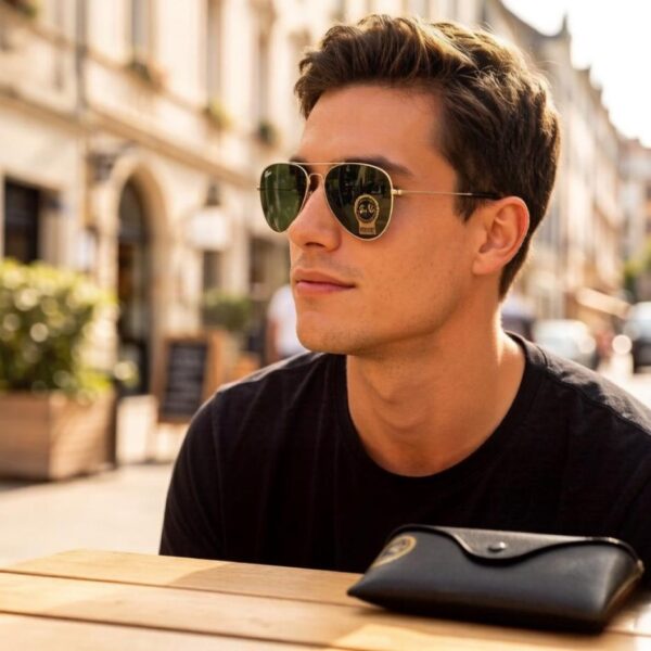 réplica,joyas,joyería,1:1,replica,fake,lujo,barato Gafas de sol Ray-Ban de moda para hombre y mujer (135WGU)