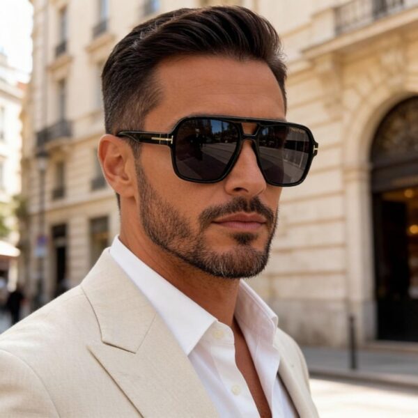 réplica,joyas,joyería,1:1,replica,fake,lujo,barato Gafas de sol unisex, elegantes y de diseño exclusivo de TOM FORD (EJ68AD)