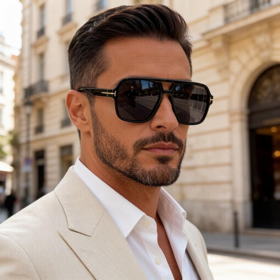 réplica,joyas,joyería,1:1,replica,fake,lujo,barato réplica,joyas,joyería,1:1,replica,fake,lujo,barato Gafas de sol unisex, elegantes y de diseño exclusivo de TOM FORD (EJ68AD)