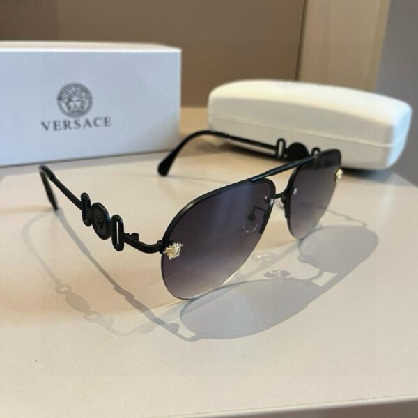 réplica,joyas,joyería,1:1,replica,fake,lujo,barato Gafas de sol de moda estilo europeo y americano de VERSACE, gafas de sol polarizadas unisex, viseras para hombre (AORN0S)