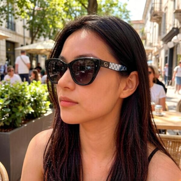 réplica,joyas,joyería,1:1,replica,fake,lujo,barato Gafas de sol HD para mujer de Gucci (JSAFKD)