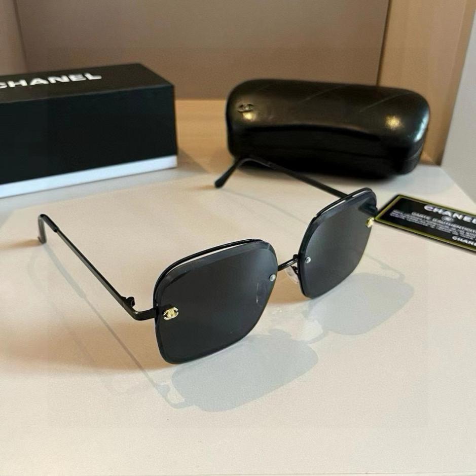 réplica,joyas,joyería,1:1,replica,fake,lujo,barato réplica,joyas,joyería,1:1,replica,fake,lujo,barato Lentes de gafas de sol sin montura CHANEL con estilo (1KKESR)