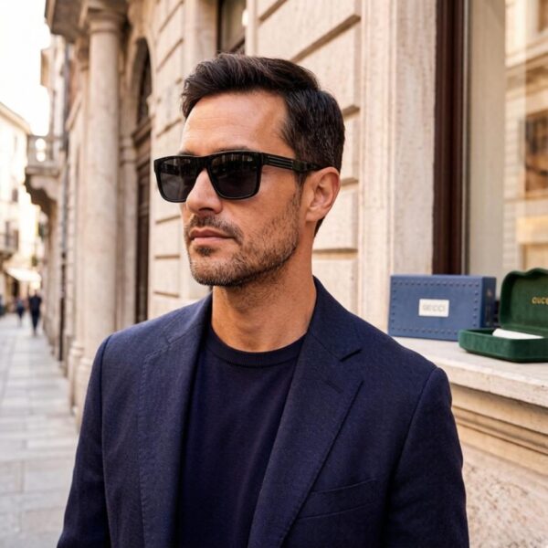 réplica,joyas,joyería,1:1,replica,fake,lujo,barato Nuevas gafas de sol unisex de Gucci (TU3Y81)