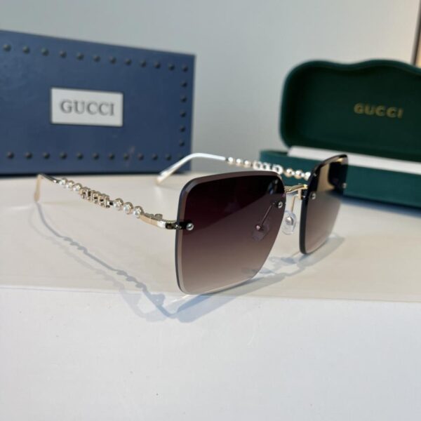 réplica,joyas,joyería,1:1,replica,fake,lujo,barato Gafas de sol Gucci para mujer, montura extragrande, estilo retro (1AVLE6)