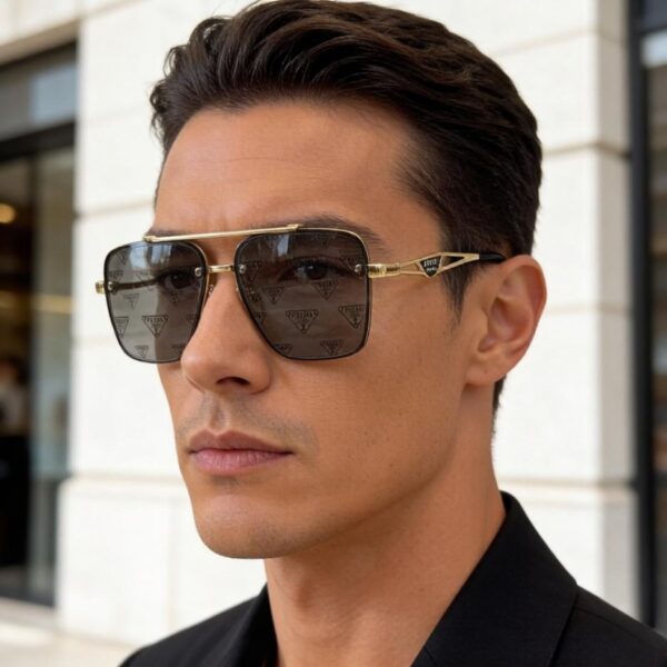 réplica,joyas,joyería,1:1,replica,fake,lujo,barato Gafas de sol polarizadas PRADA, de alta gama, modernas, elegantes y versátiles para hombre (VHX4QA)
