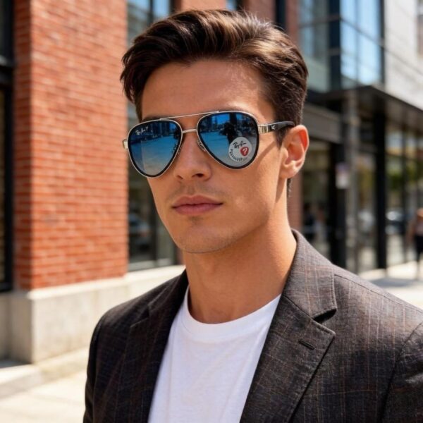 réplica,joyas,joyería,1:1,replica,fake,lujo,barato Gafas de sol Ray-Ban de moda para hombre y mujer RB5602 (JUC30L)