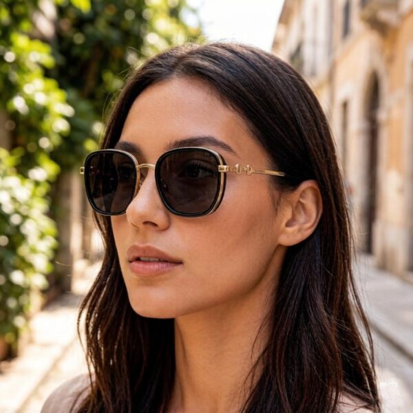 réplica,joyas,joyería,1:1,replica,fake,lujo,barato Gafas de sol HD para mujer de Gucci (2U340G)