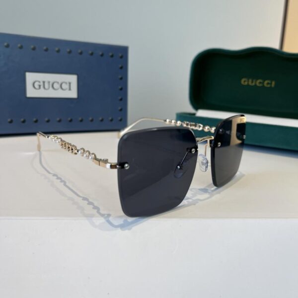 réplica,joyas,joyería,1:1,replica,fake,lujo,barato Gafas de sol Gucci para mujer, montura extragrande, estilo retro (IZRZNC)