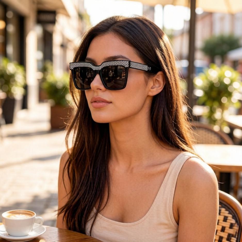 réplica,joyas,joyería,1:1,replica,fake,lujo,barato Gafas de sol Chanel (O3E46Z)