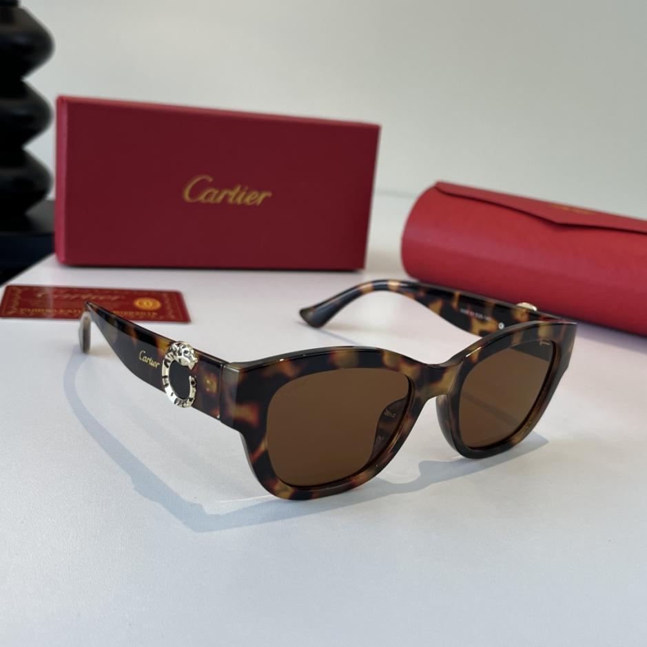 réplica,joyas,joyería,1:1,replica,fake,lujo,barato Gafas de sol Cartier con logotipo minimalista en la patilla (F9LMHJ)