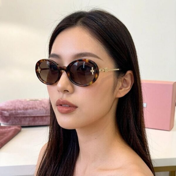 réplica,joyas,joyería,1:1,replica,fake,lujo,barato Gafas de sol HERMES para mujer, montura extragrande, estilo vintage (CHMI76)